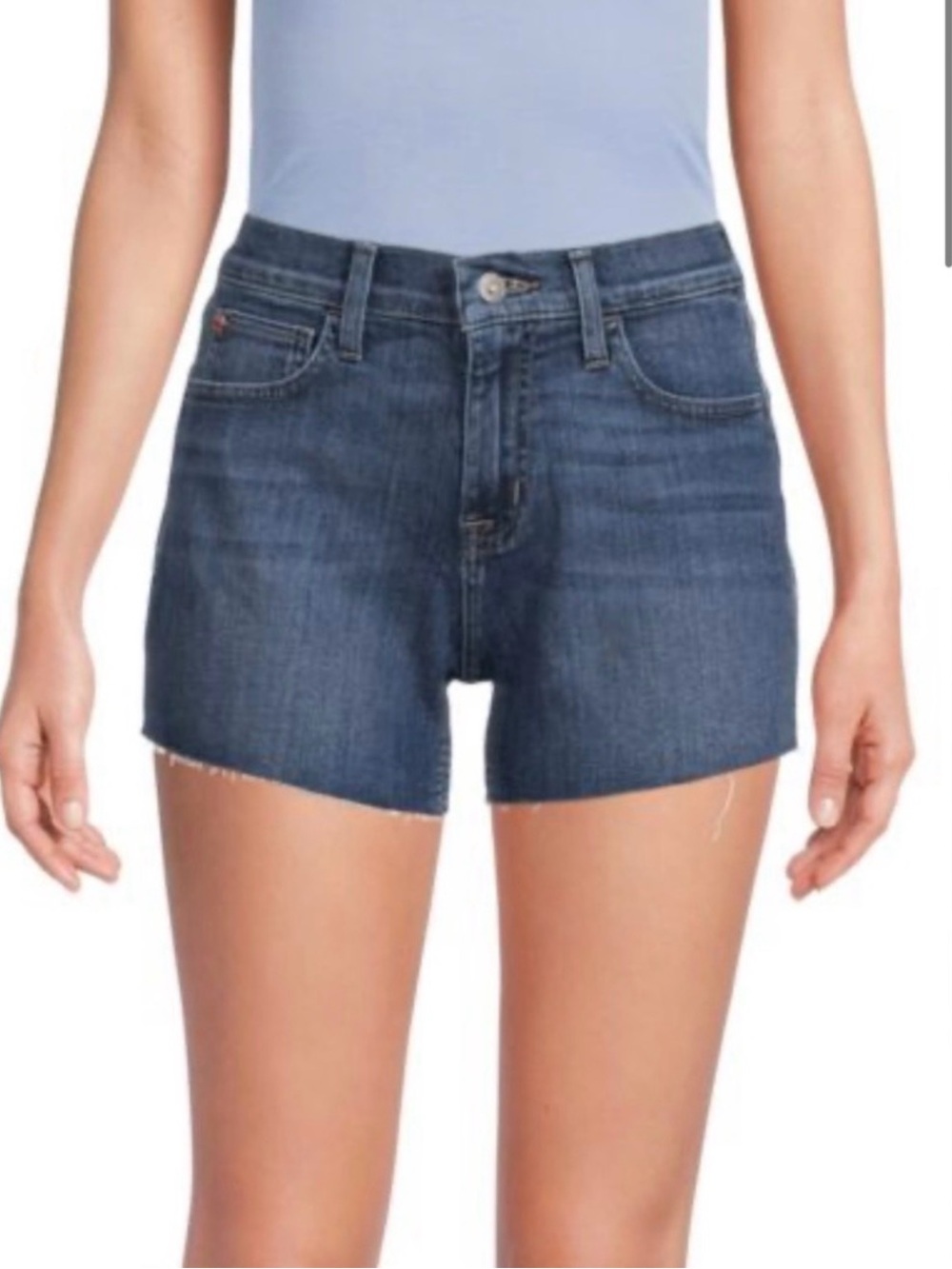 Hudson Gracie Mid-Rise Cut-Off Denim Shorts Size 28